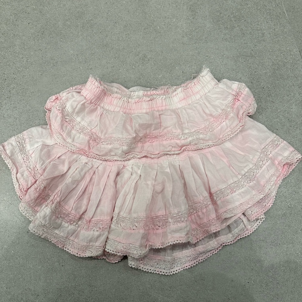 LoveShackFancy Ruffle Mini Skirt - Picture 4 of 5